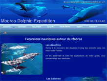 Tablet Screenshot of moorea-dolphin-expedition.com